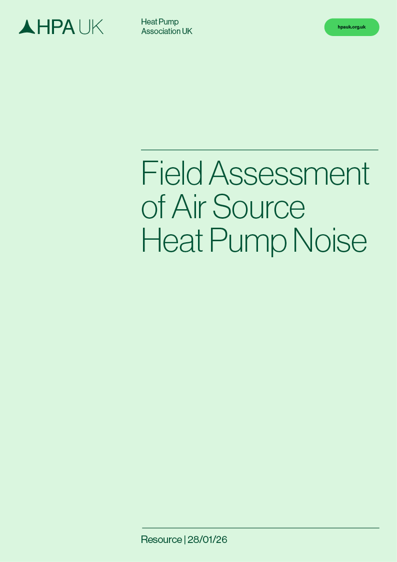 Field Assessment of Air Source Heat Pump Noise